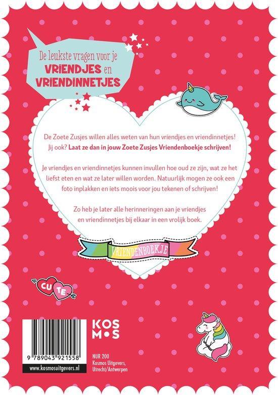 De Zoete Zusjes vriendenboek