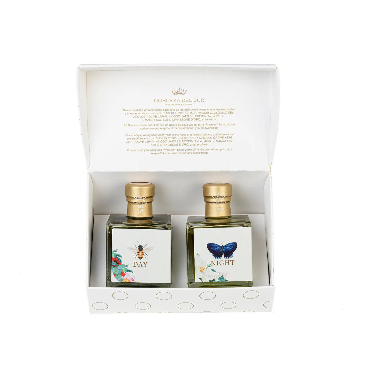NOBLEZA DEL SUR – Geschenkset Olijfolie ECO DAY & ECO NIGHT
