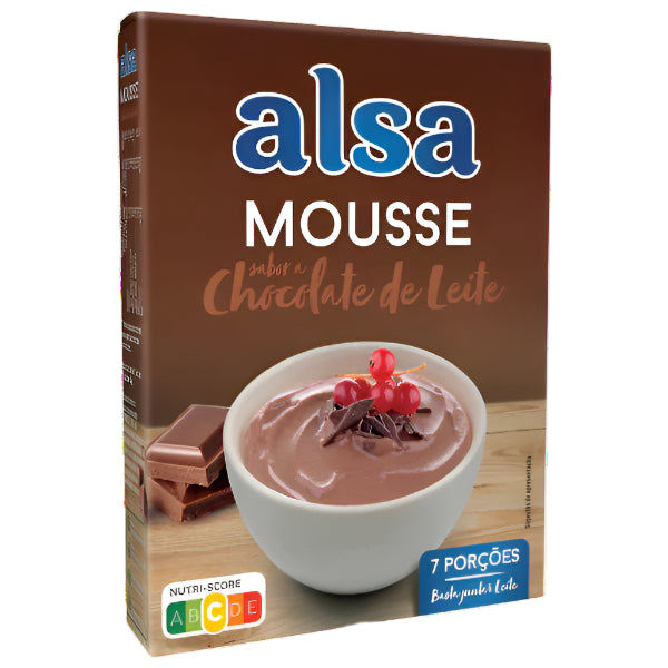 Alsa Mousse sabor a chocolate de Leite (Milk Chocolate Flavored Mousse)