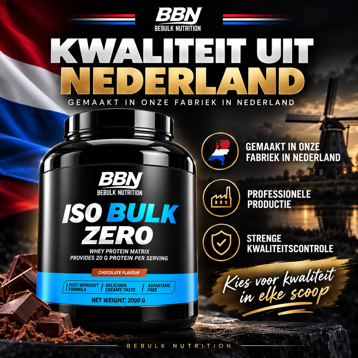 Iso Bulk Zero - BeBulk Nutrition
