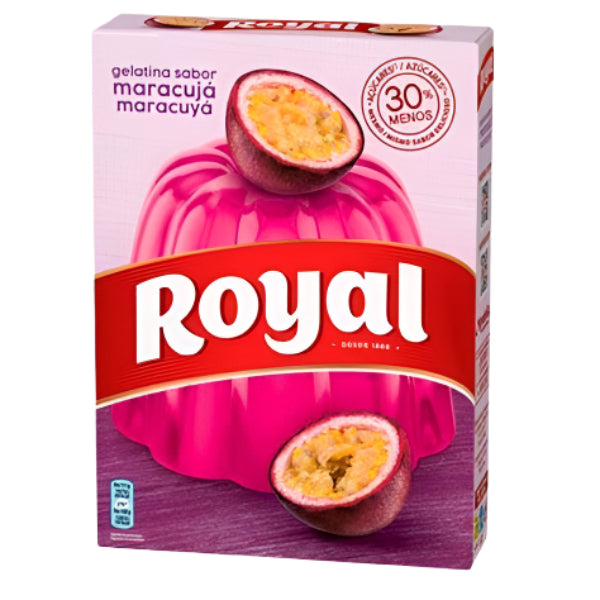 Royal Gelatina sabor Maracujá (Passion Fruit Flavoured Gelatin)