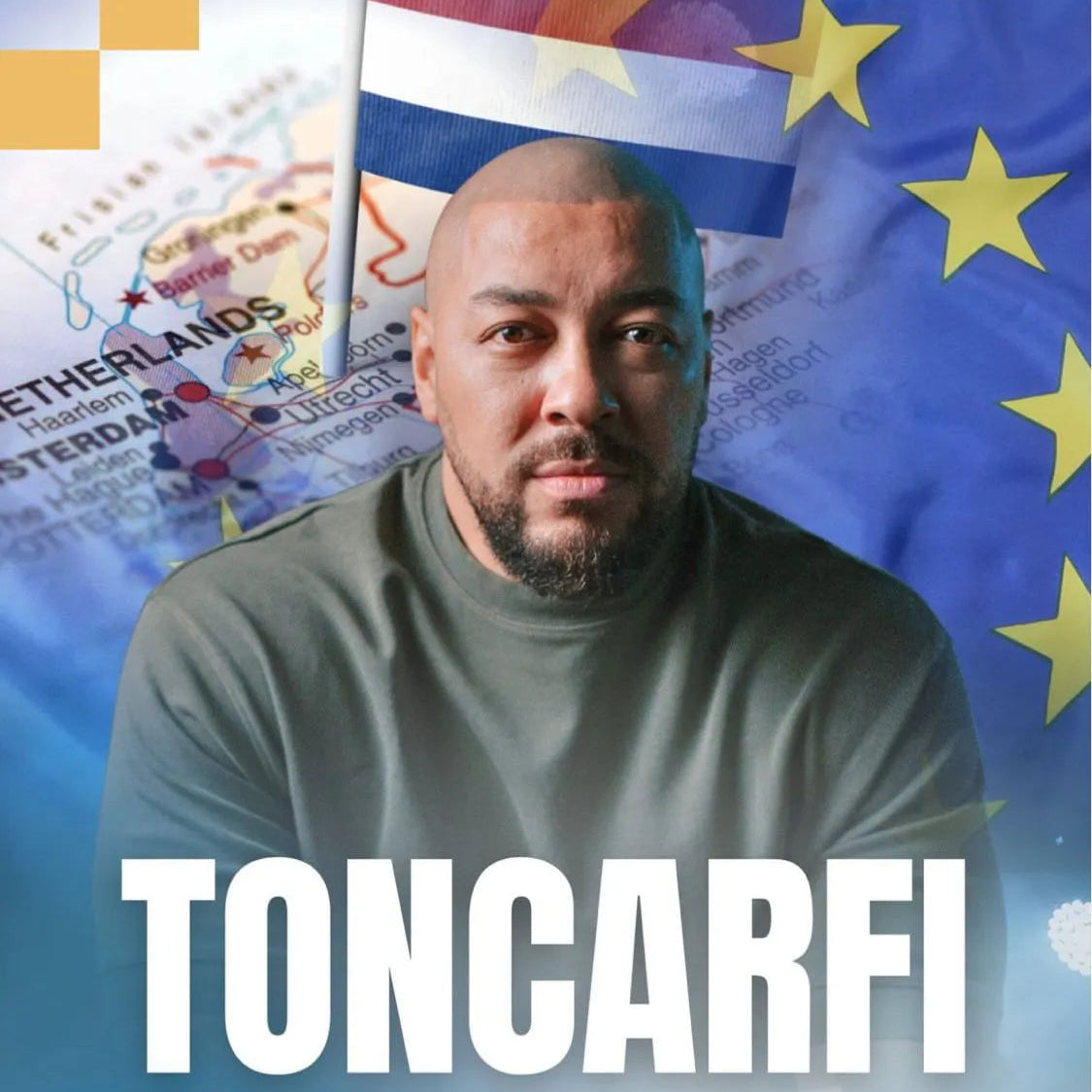 Ton Carfi na Holanda Oosterpark 5, Amsterdam no dia 28 de Fevereiro de 2026. Compre o seu bilhete no Desapega.nl