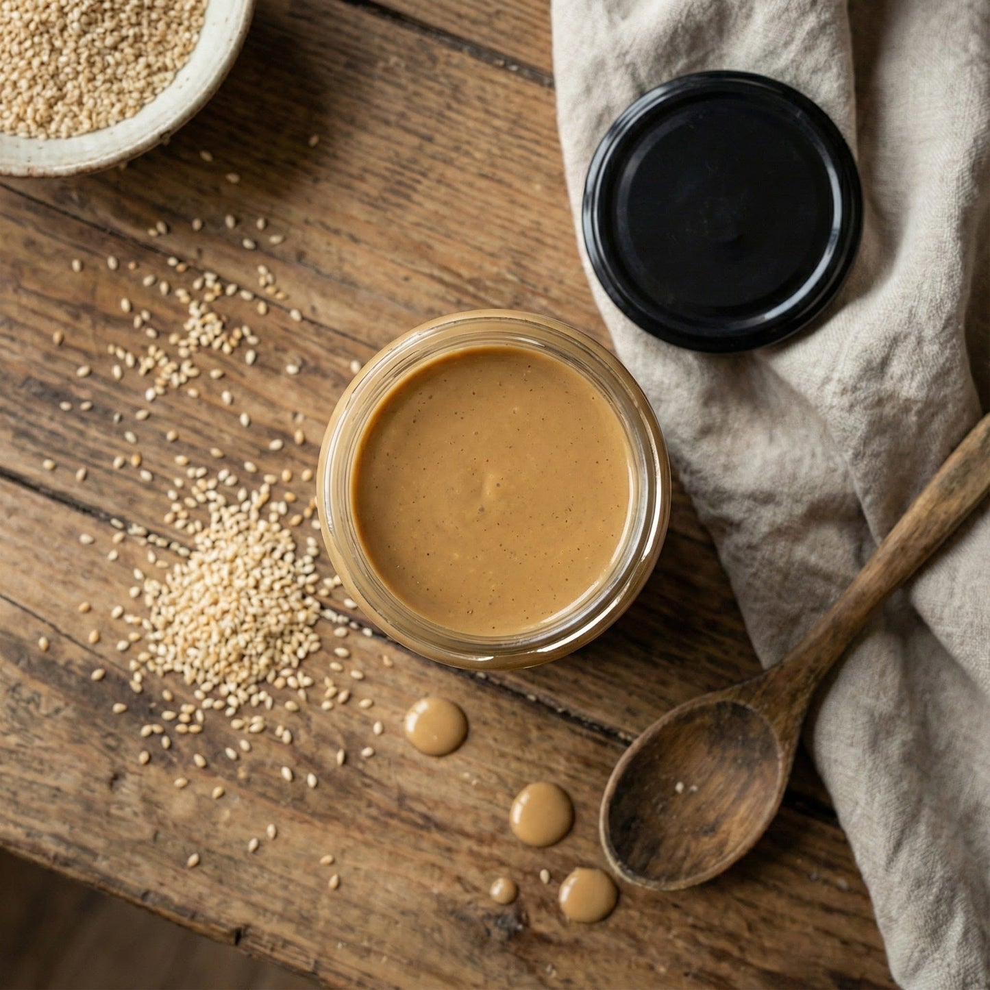 Double-Roasted Premium Tahini – 500g 3-Pack