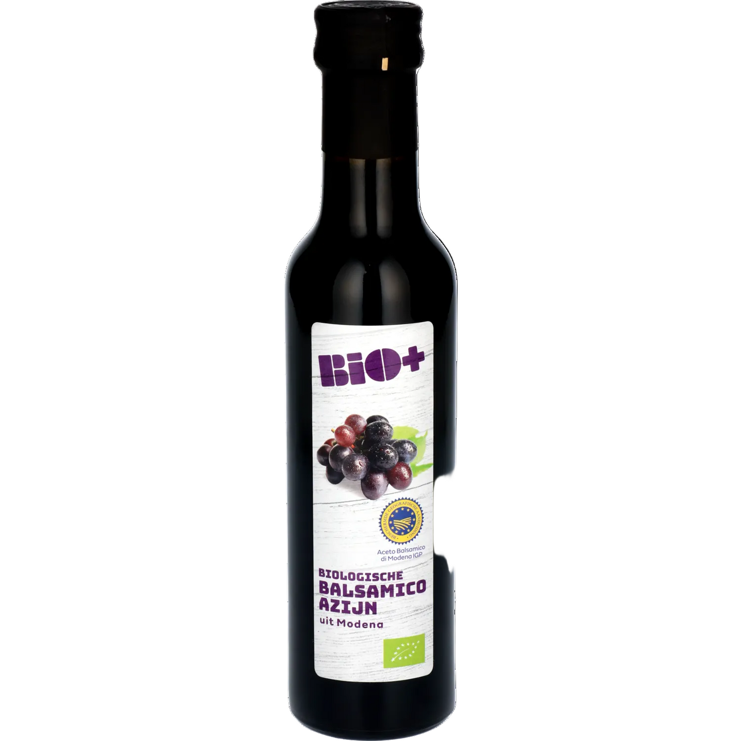 Bio+ Balsamico Azijn uit Modena IGP 250ml organic balsamic vinegar bottle from Italy - Desapega.nl