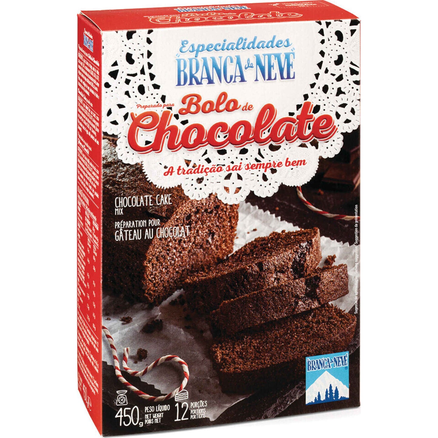 Branca de Neve Preparado para Bolo de Chocolate 450g — chocolate cake mix - Desapega.nl