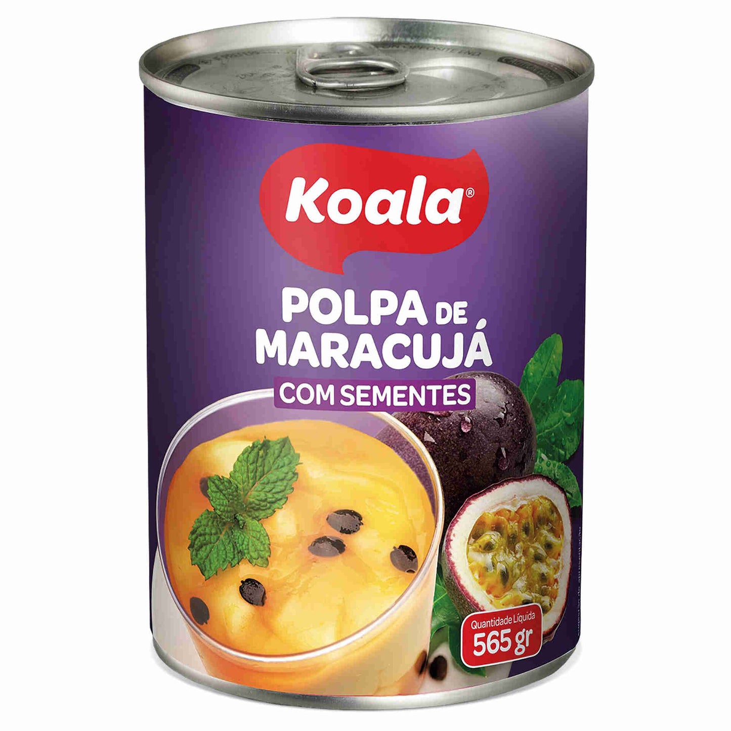 Koala Polpa de Maracujá com Sementes 565g — passion fruit pulp with seeds - Desapega.nl