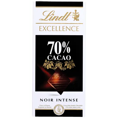 Lindt Excellence 70% Cacao dark chocolate bar 100g - premium Swiss chocolate - Desapega.nl