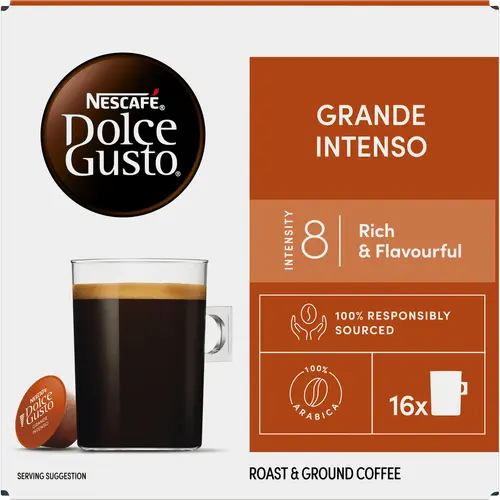Nescafé Dolce Gusto Grande Intenso 16 coffee capsules pack for intense lungo espresso - Desapega.nl