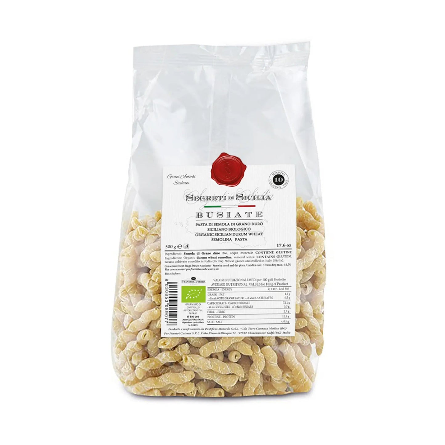 Busiate – Massa Biológica Siciliaanse
