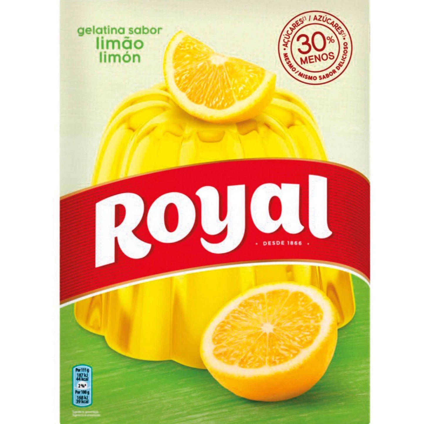 Royal Gelatina em Pó Sabor Limão 114g (2x57g) — lemon gelatin powder sachets - Desapega.nl