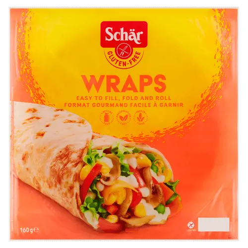 Schär gluten-free tortilla wraps 160g pack with 2 soft rice flour wraps for celiac-safe meals - Desapega.nl