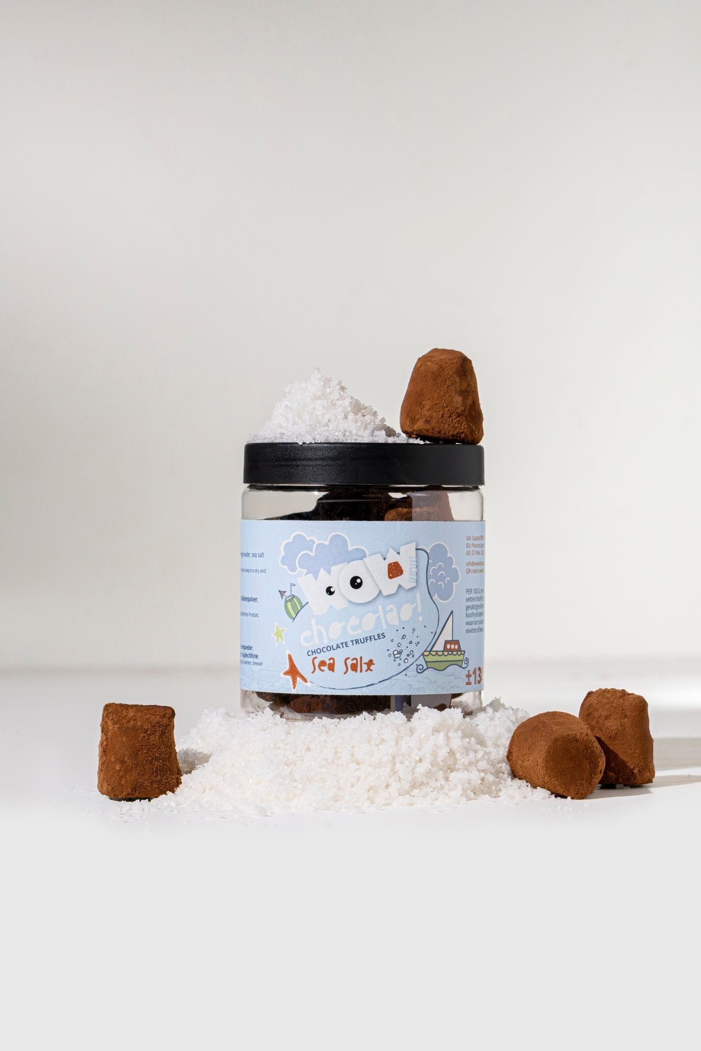 Sea salt Summer edition Chocolate Truffles - 130g Gifting jar