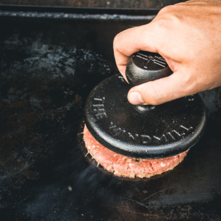 The Windmill Cast Iron Smashburger Tool