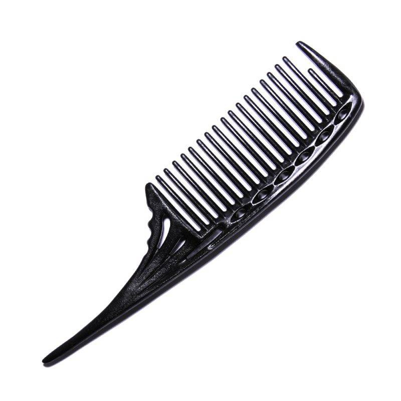 Y.S. Park Handvatkam Lange Grove Tanden 220mm Zwart YS-603