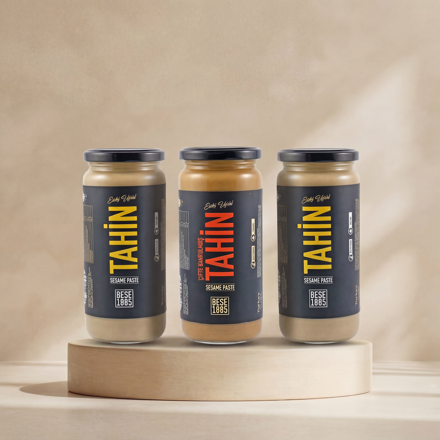 Premium Tahini Bundle – 500g x 3 (Mixed Pack)