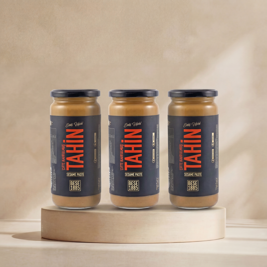 Double-Roasted Premium Tahini – 500g  3-Pack