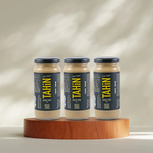 Tahine Premium Moído em Pedra – Pacote com 3 unidades de 230g