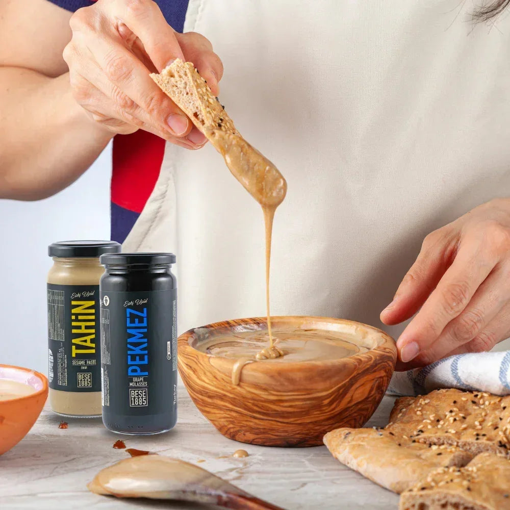 Stone-Ground Premium Tahini – 500g  3-Pack