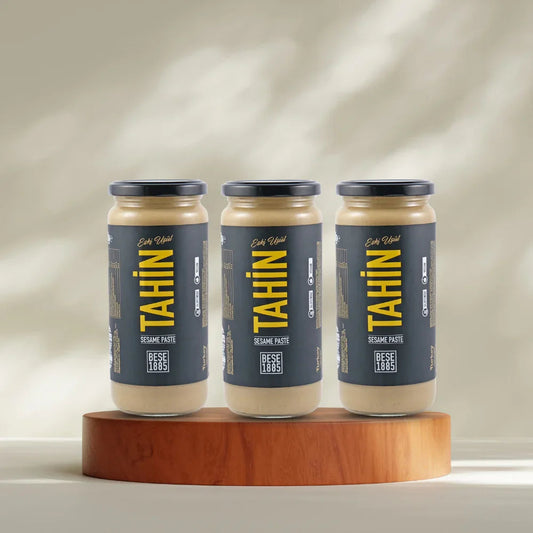 Tahine Premium Moído em Pedra – Pacote com 3 unidades de 500g