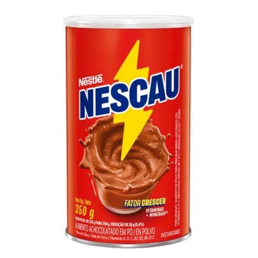 NESTLÉ Nescau Chocolate Powder 350g - The Essential Brazilian Chocolate Drink