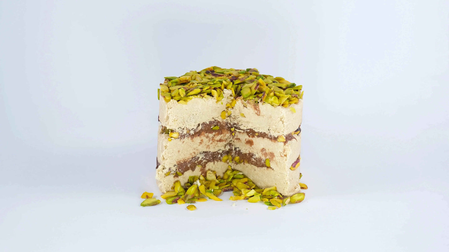 Bolo Halva Premium – 450g – Pistache e Chocolate