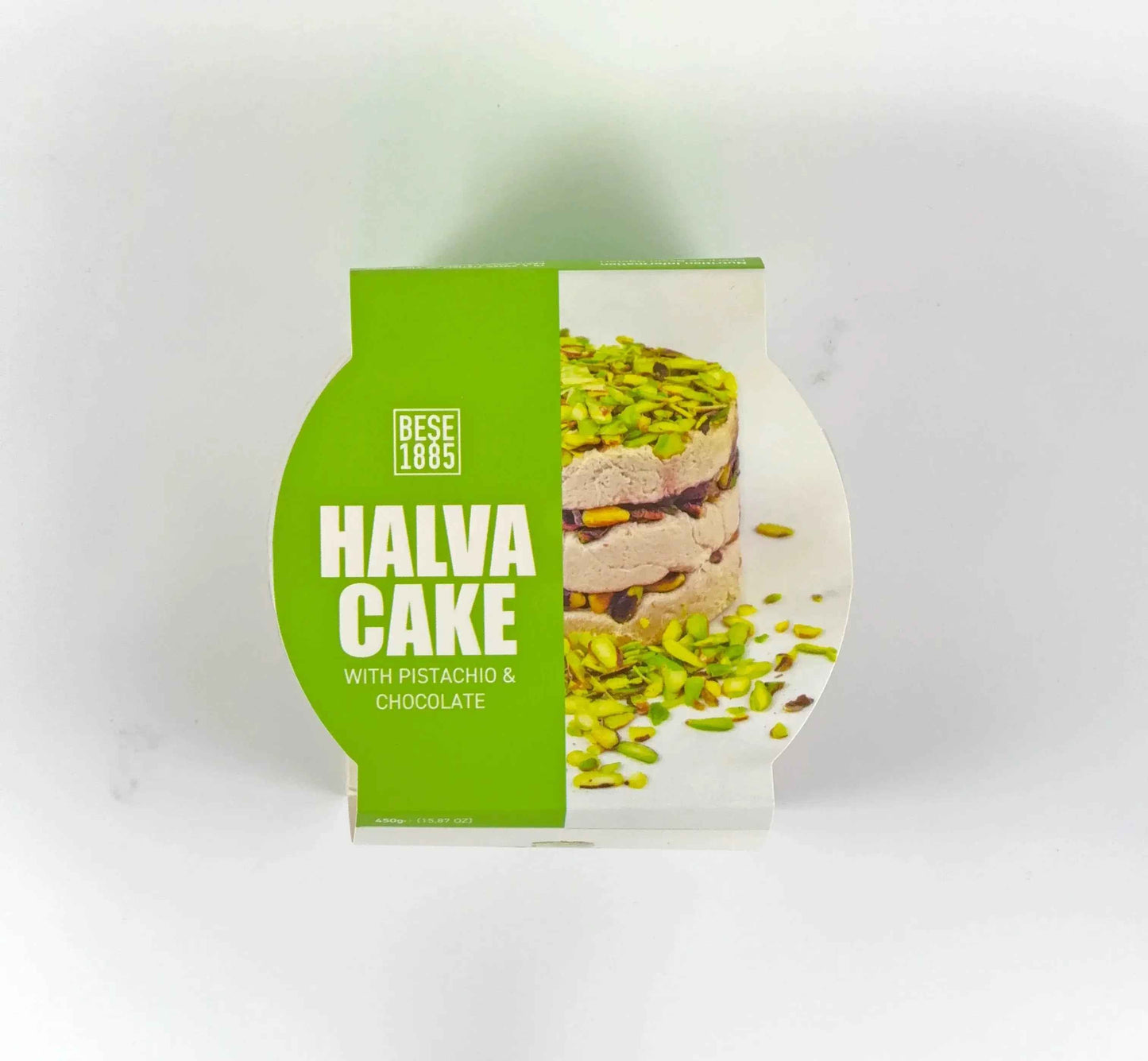 Bolo Halva Premium – 450g – Pistache e Chocolate