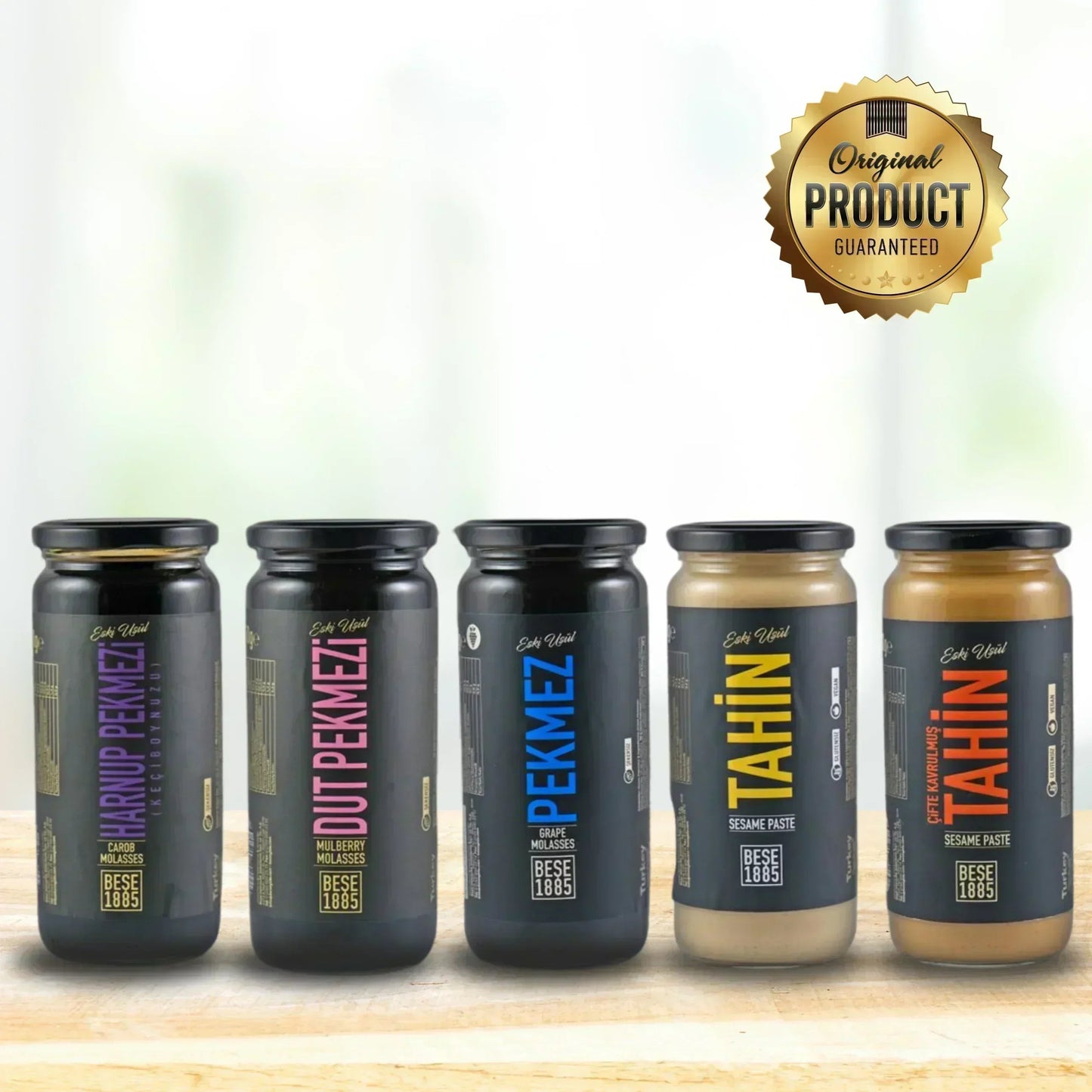 Stone-Ground Premium Tahini – 500g  3-Pack