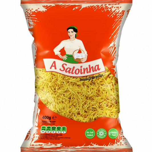 Saloinha Batata Frita Palha 400g - Extra Fine Shoestring Potato Sticks - Desapega