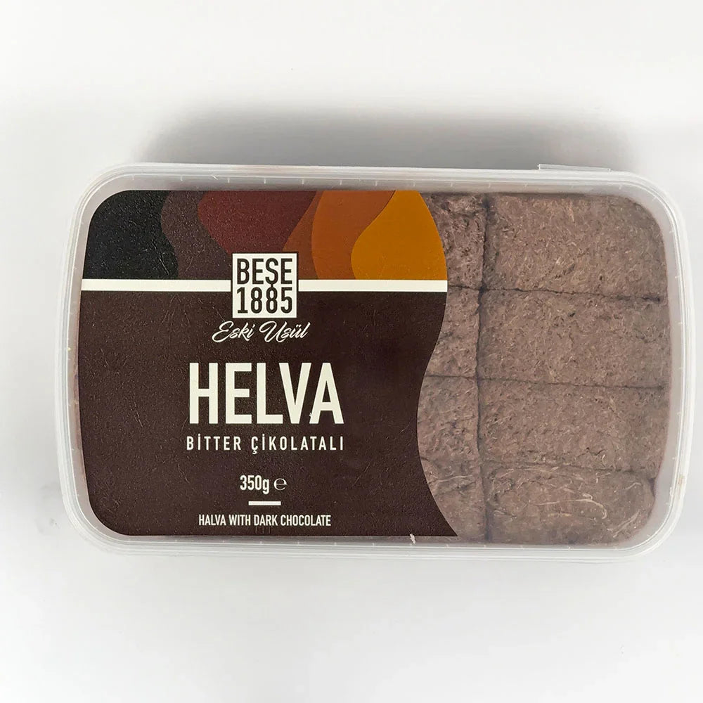 Premium Tahini Halva – 350g – Bitter Chocolate
