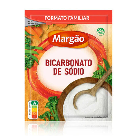 Margão Bicarbonato de Sódio 60g - Baking Soda for Cooking and Cleaning - Desapega