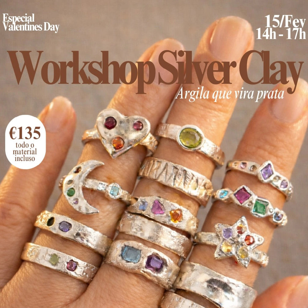 Workshop de Silver Clay | Valentine’s & Galentine’s - Desapega.nl