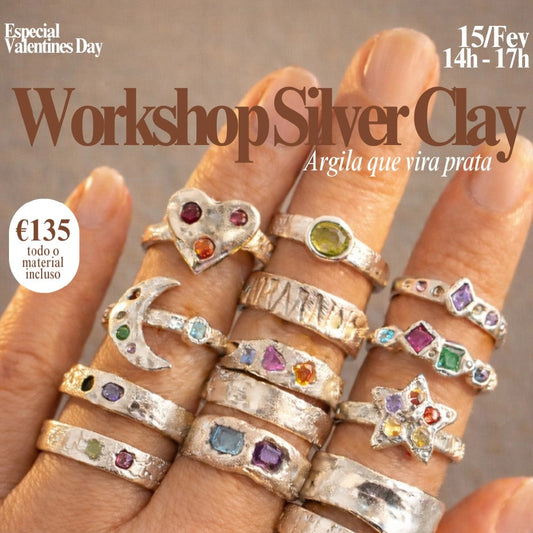 Workshop de Silver Clay | Valentine’s & Galentine’s - Desapega.nl