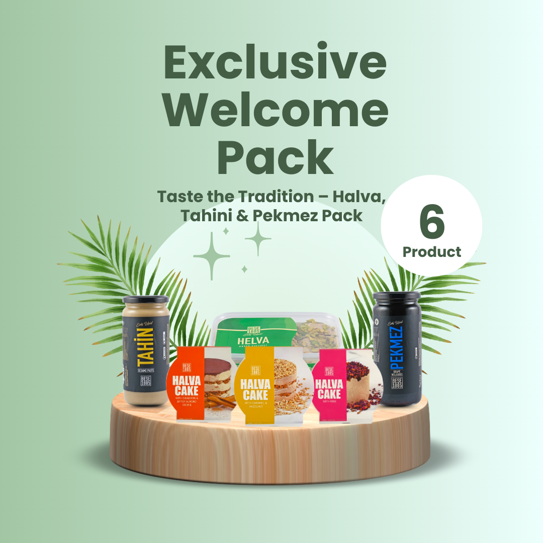 Premium Welcome Package – Special Introductory Offer | Turkish Halva, Tahini & Pekmez Assortment