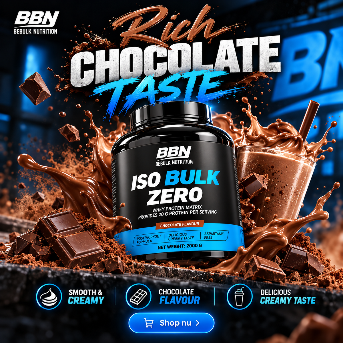 Iso Bulk Zero - BeBulk Nutrition