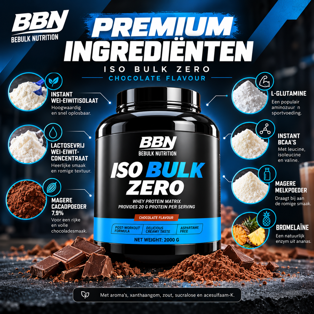 Iso Bulk Zero - BeBulk Nutrition
