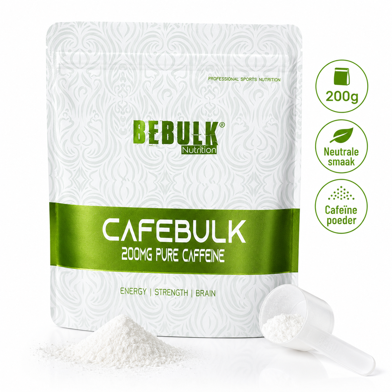 Cafebulk - Cafeína Poeder - BeBulk Nutrition 