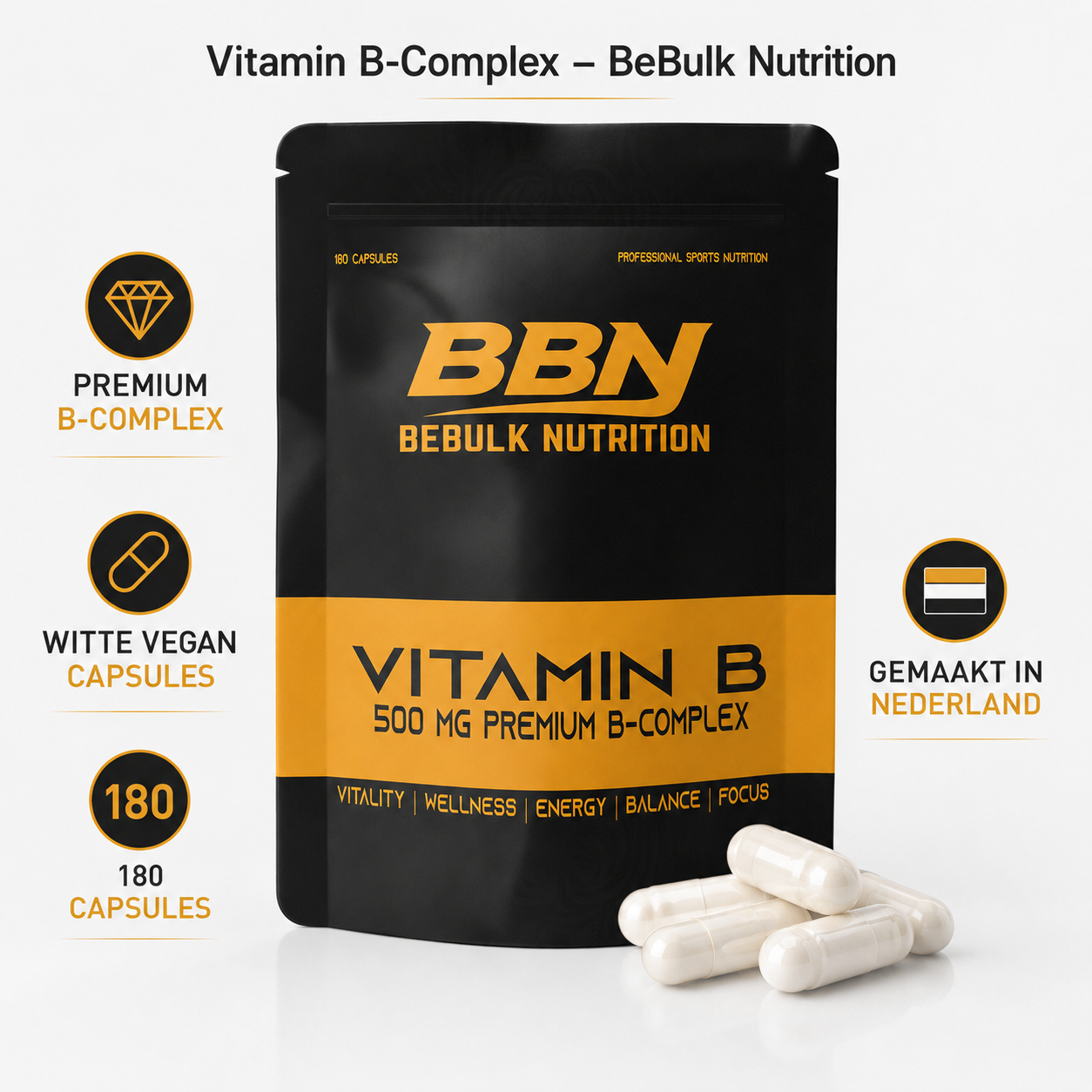 Vitamine B-Complex – BeBulk Nutrition