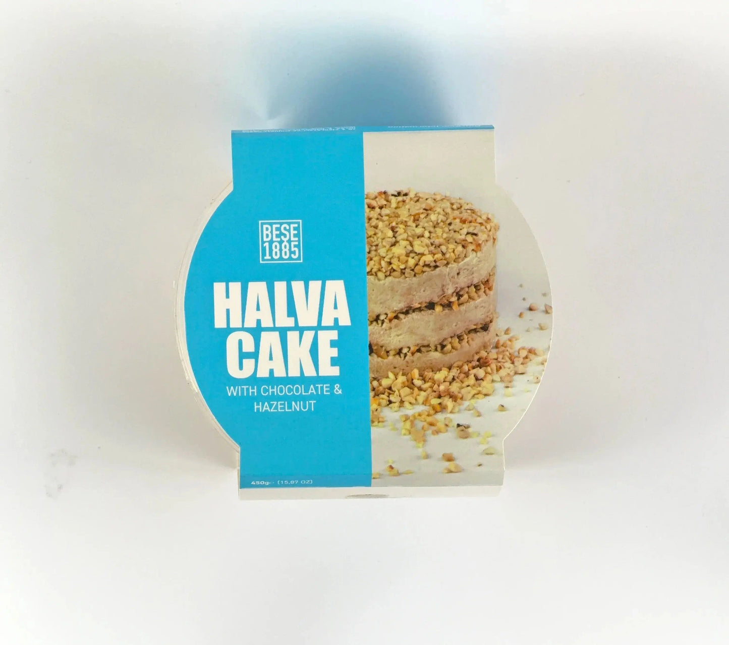 Premium Halva Cake – 450g – Hazelnut & Chocolate