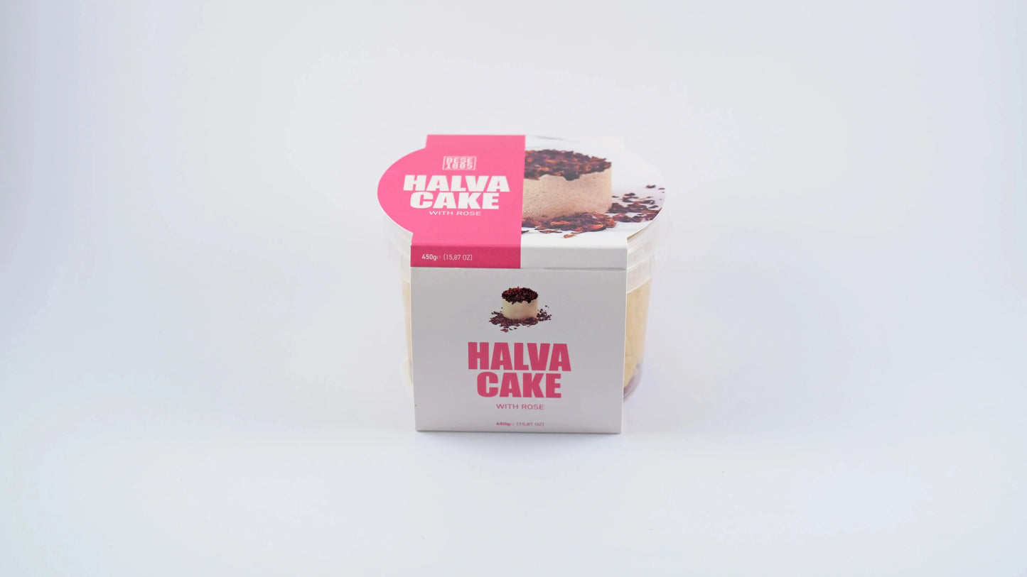 Premium Halva Cake – 450g – Delicate Rose Aroma