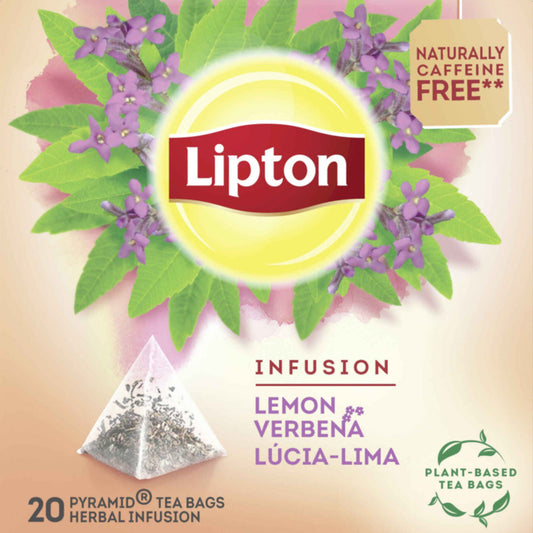 Lipton Infusão Lúcia-Lima em Saquetas (Lúcia-Lima pyramidezakjes) - 20 un | Lúcia-Lima Infusion Pyramid Tea Bags - Desapega