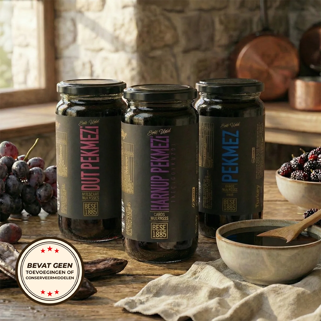 Molasses Variety Pack – 650g x 3 (Mulberry, Grape & Harput)