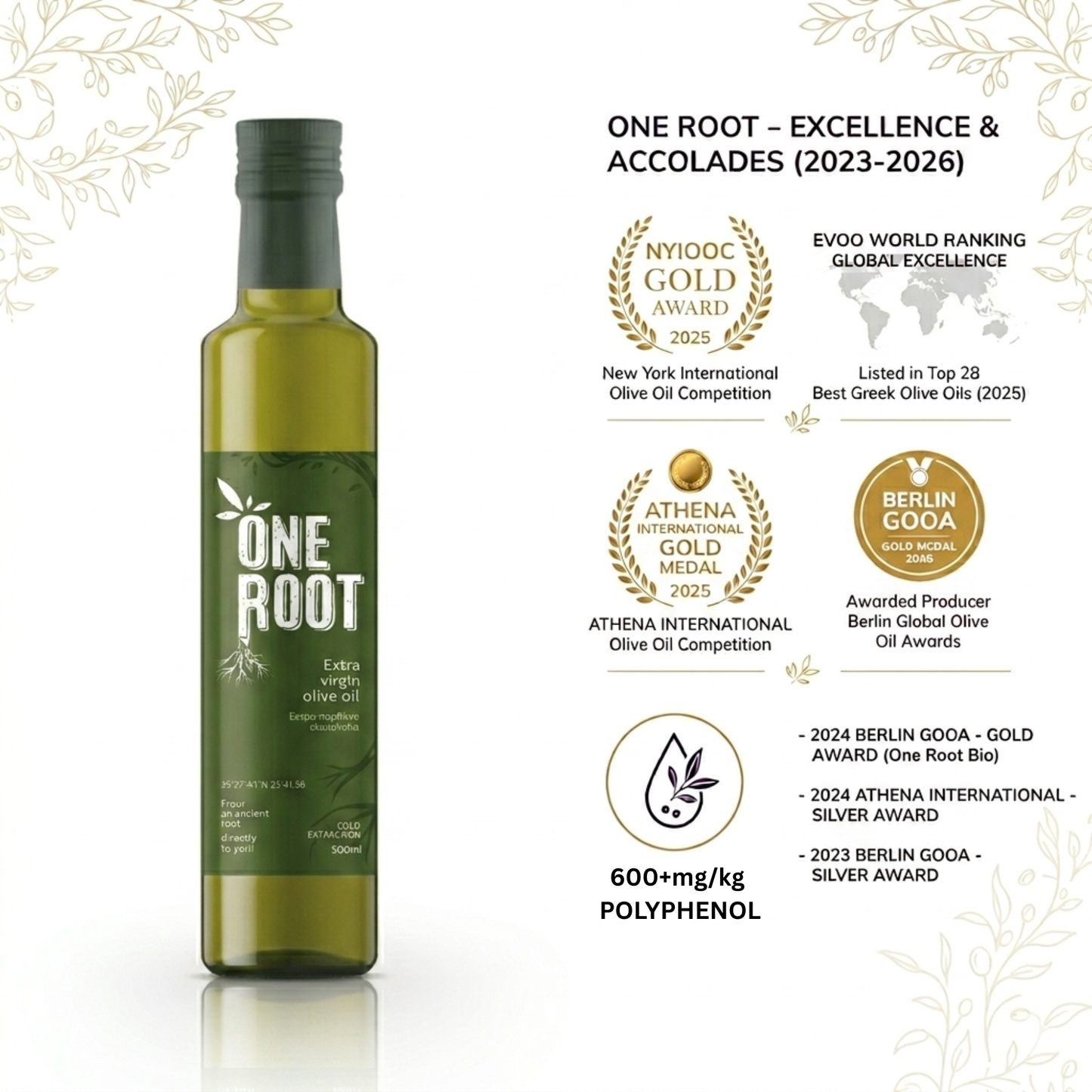 Cretense Heritage - One Root Bio - 5 Litros Blik