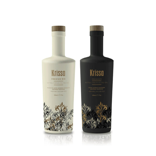 Cretan Heritage Griekse Olijfolie Duo: Krissa &amp; Bio Krissa
