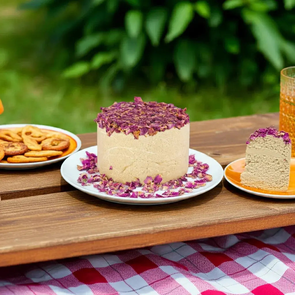 Premium Halva Cake – 450g – Delicate Rose Aroma