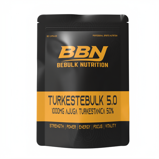 TurkesteBulk 5.0 - Turkesterone 1000mg 50% - Vegan - BeBulk Nutrition