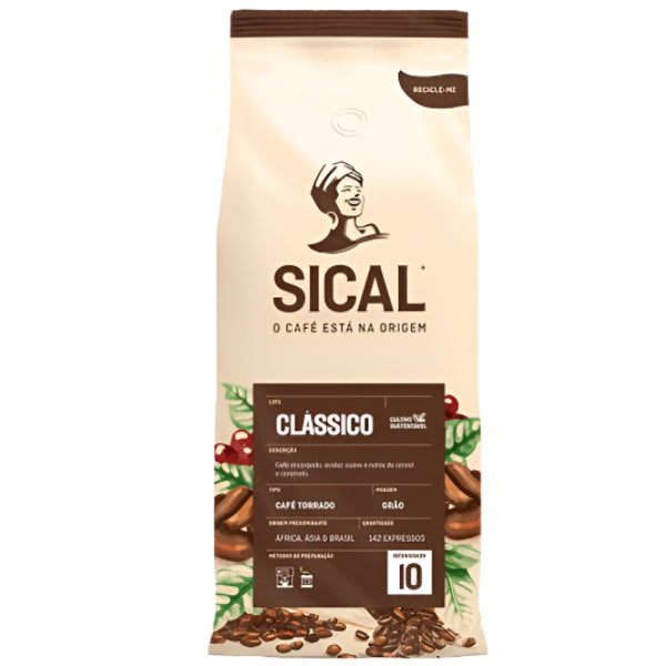 Café Sical Whole Bean Coffee 1Kg - Authentic Portuguese Flavor