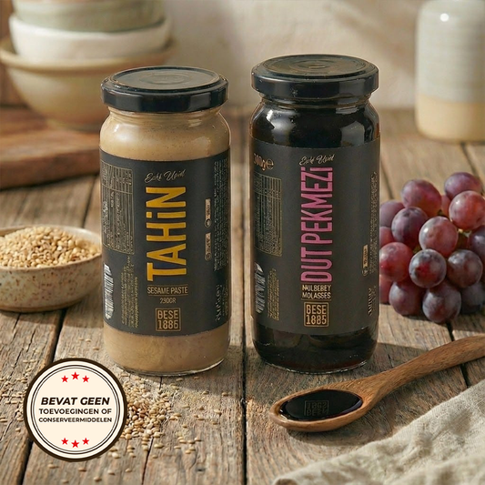 Tahini & Mulberry Molasses Duo – 230g + 300g