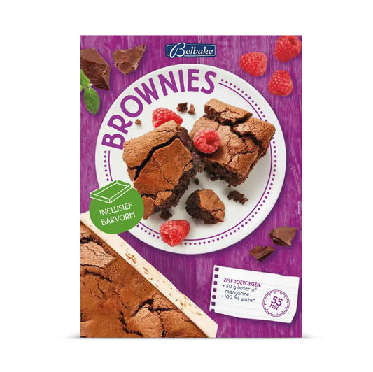 Belbake Baking Mix for Brownies — boxed brownie mix - Desapega.nl