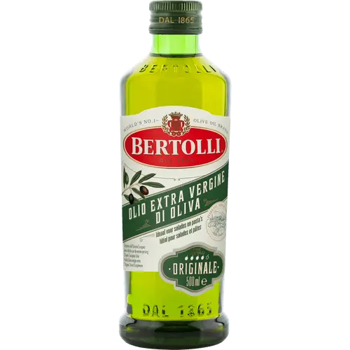 Bertolli Olio Extra Vergine di Oliva Classico 500ml bottle - Italian extra virgin olive oil for cooking and drizzling - Desapega.nl