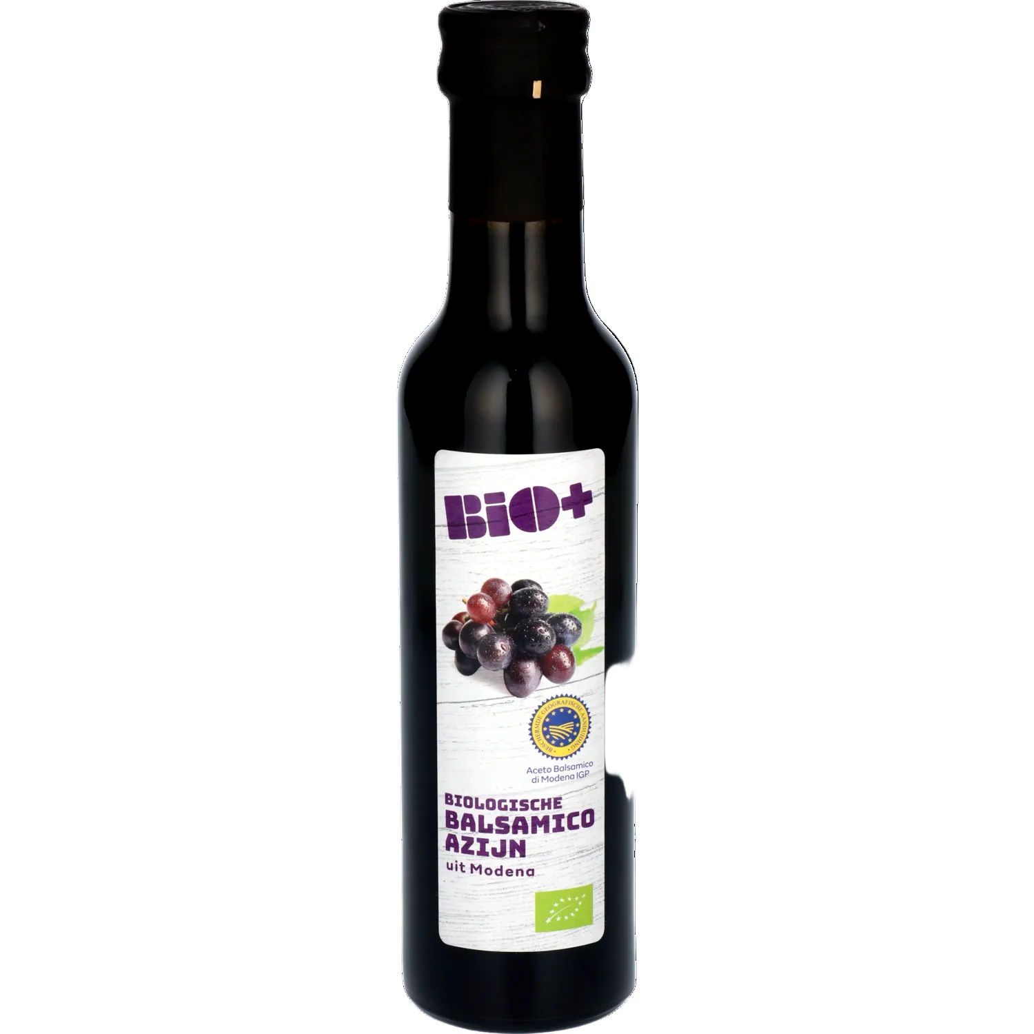 Bio+ Balsamico Azijn uit Modena IGP 250ml organic balsamic vinegar bottle from Italy - Desapega.nl